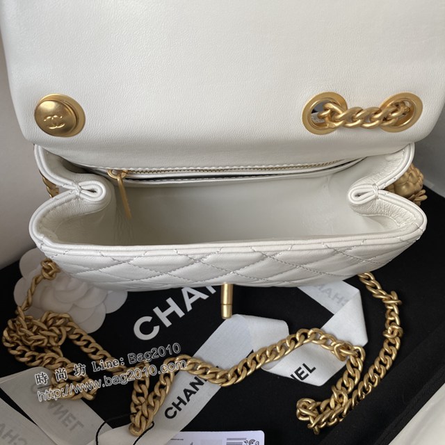 Chanel專櫃新款23s山茶花調節扣系列手袋 小號AS4040 香奈兒鏈條肩背斜挎女包 djc5205